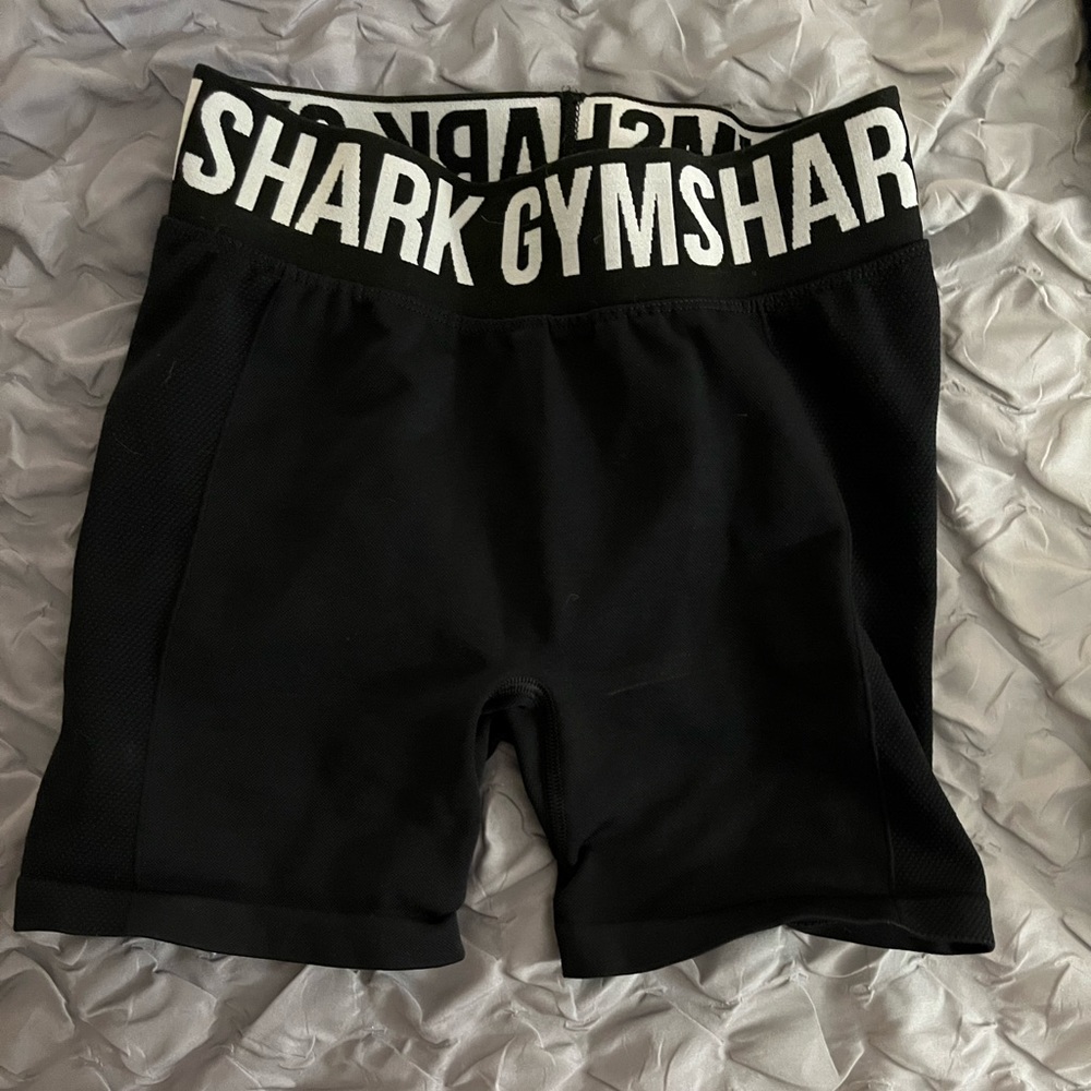 gymshark flex shorts, black, xs